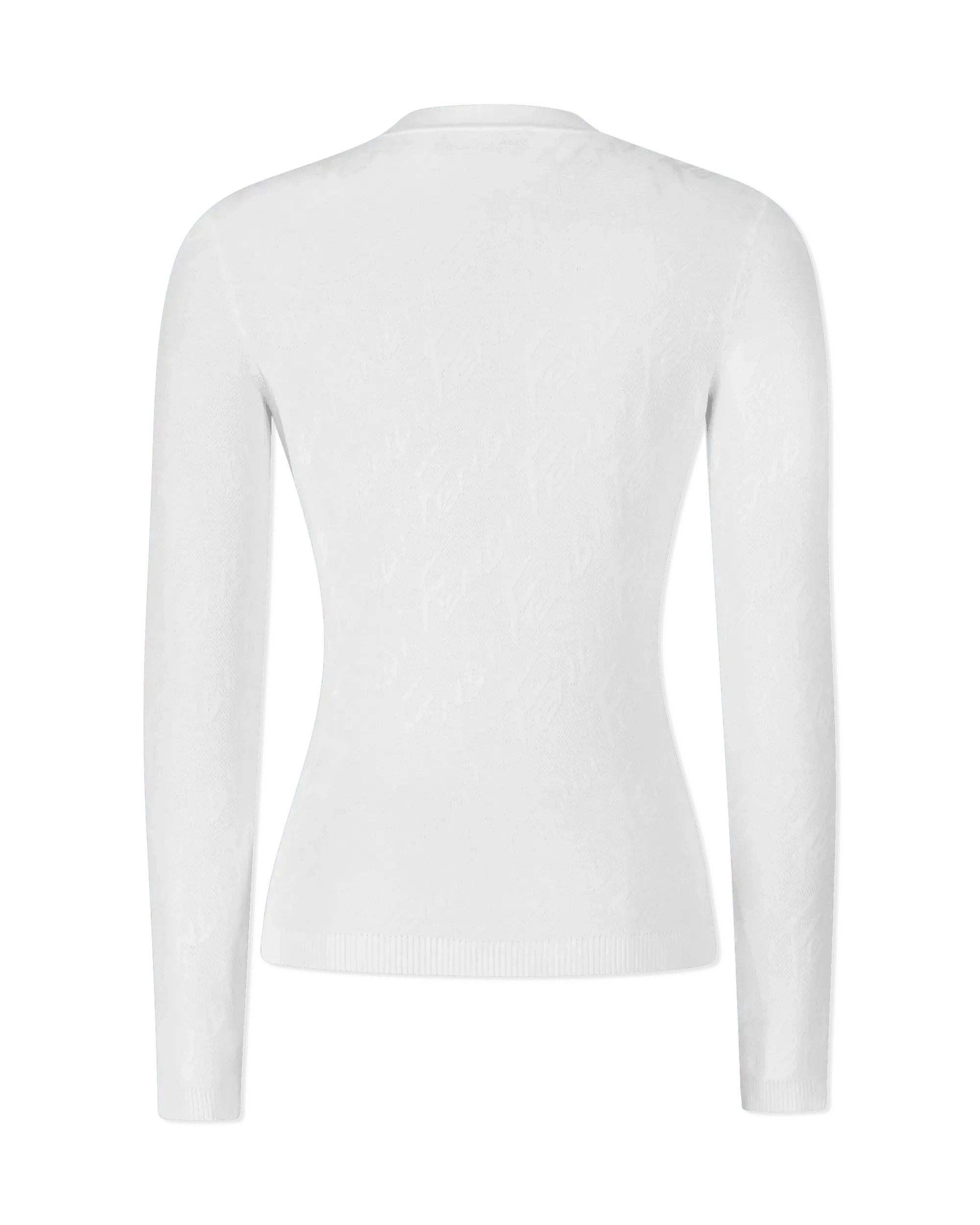 Fendi Brush Long Sleeve Knit Top