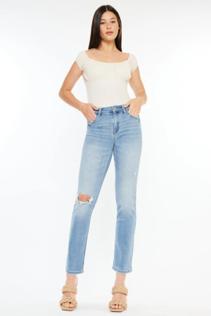 Florence Essentials High Rise Slim Straight