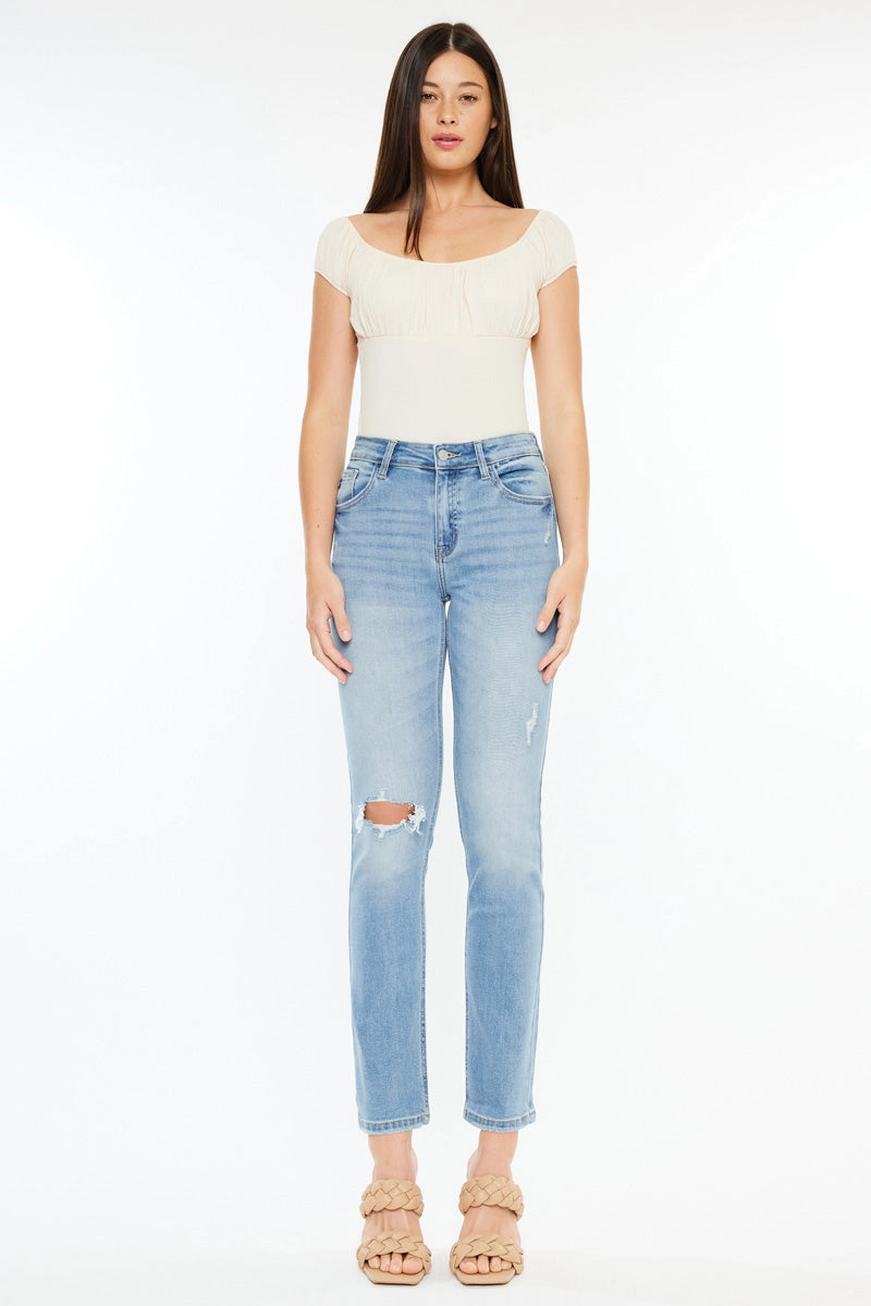 Florence Essentials High Rise Slim Straight