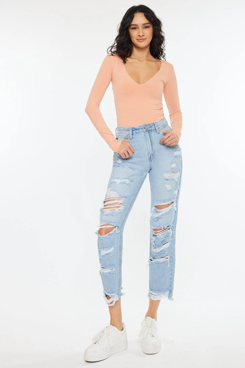 Giovanna High Rise Mom Jeans