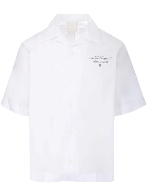 Givenchy Logo Printed Short-Sleeved Shirt