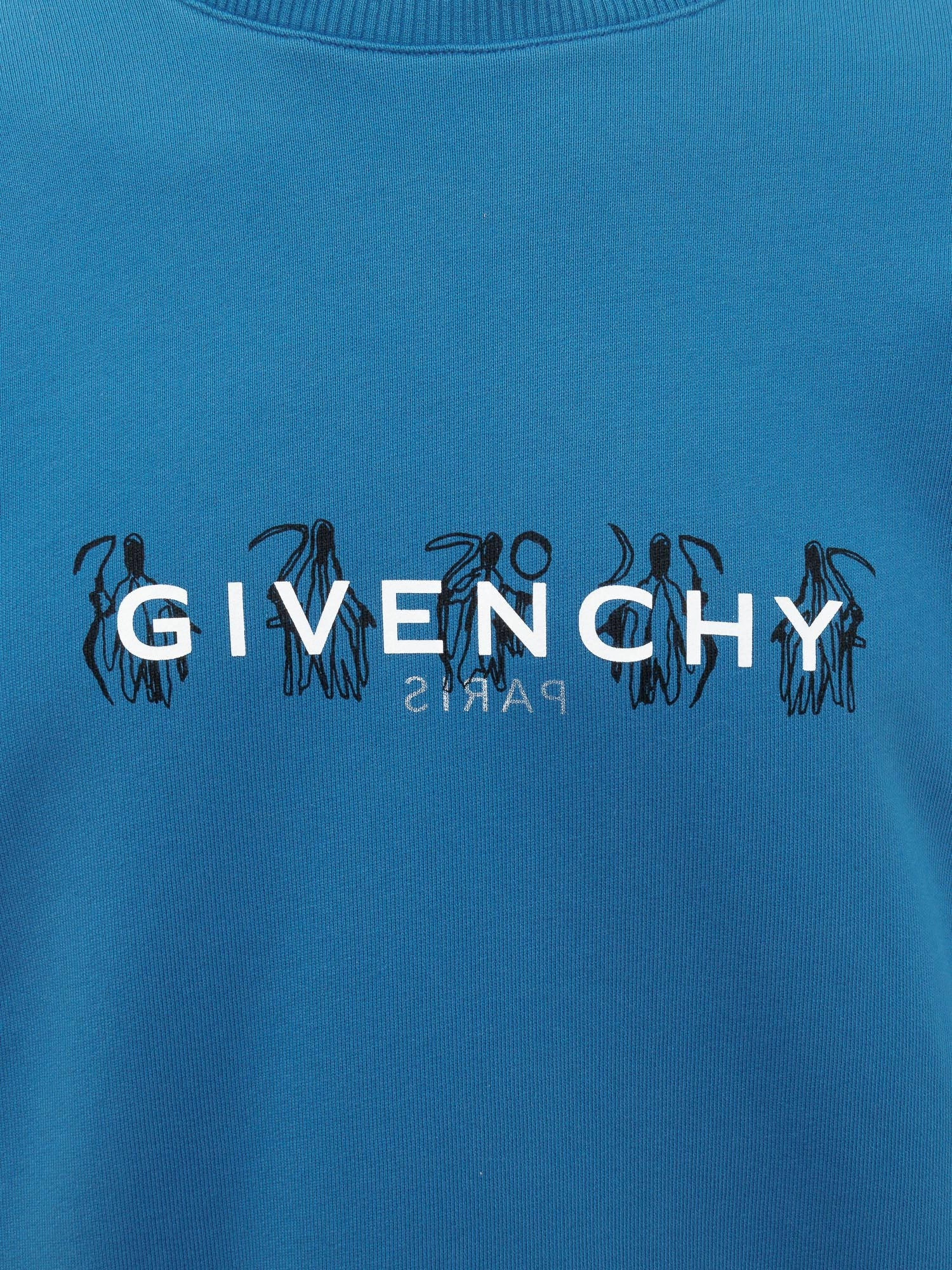 Givenchy Reverse Logo Printed Crewneck Sweatshirt