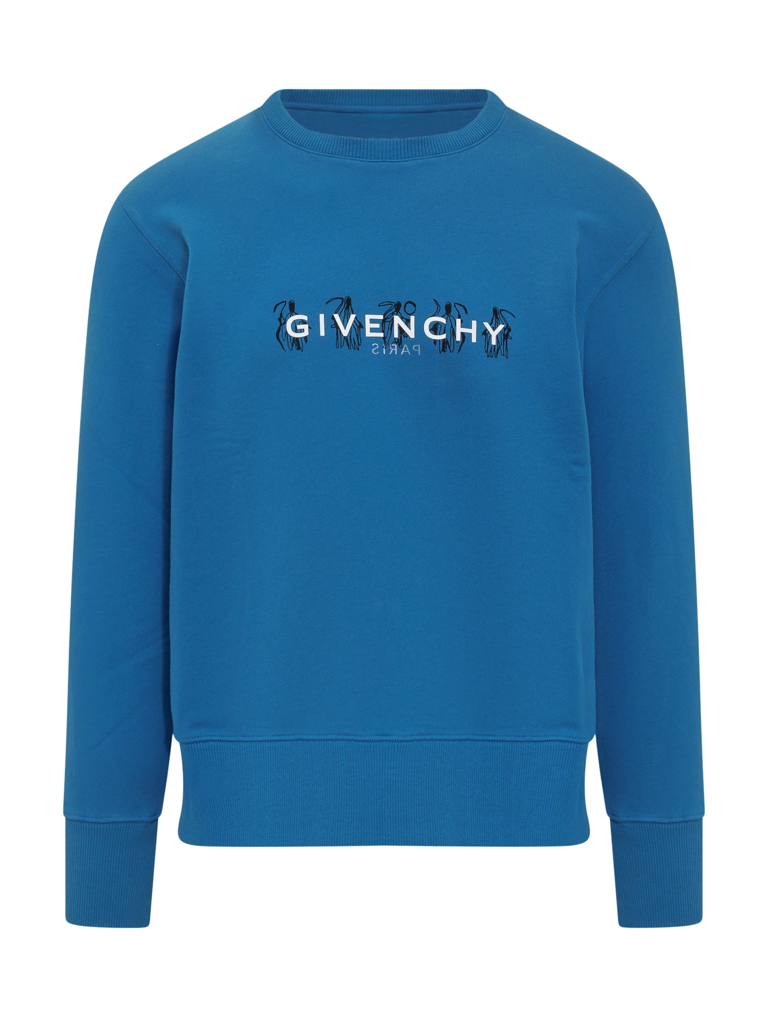 Givenchy Reverse Logo Printed Crewneck Sweatshirt
