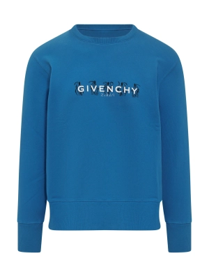 Givenchy Reverse Logo Printed Crewneck Sweatshirt