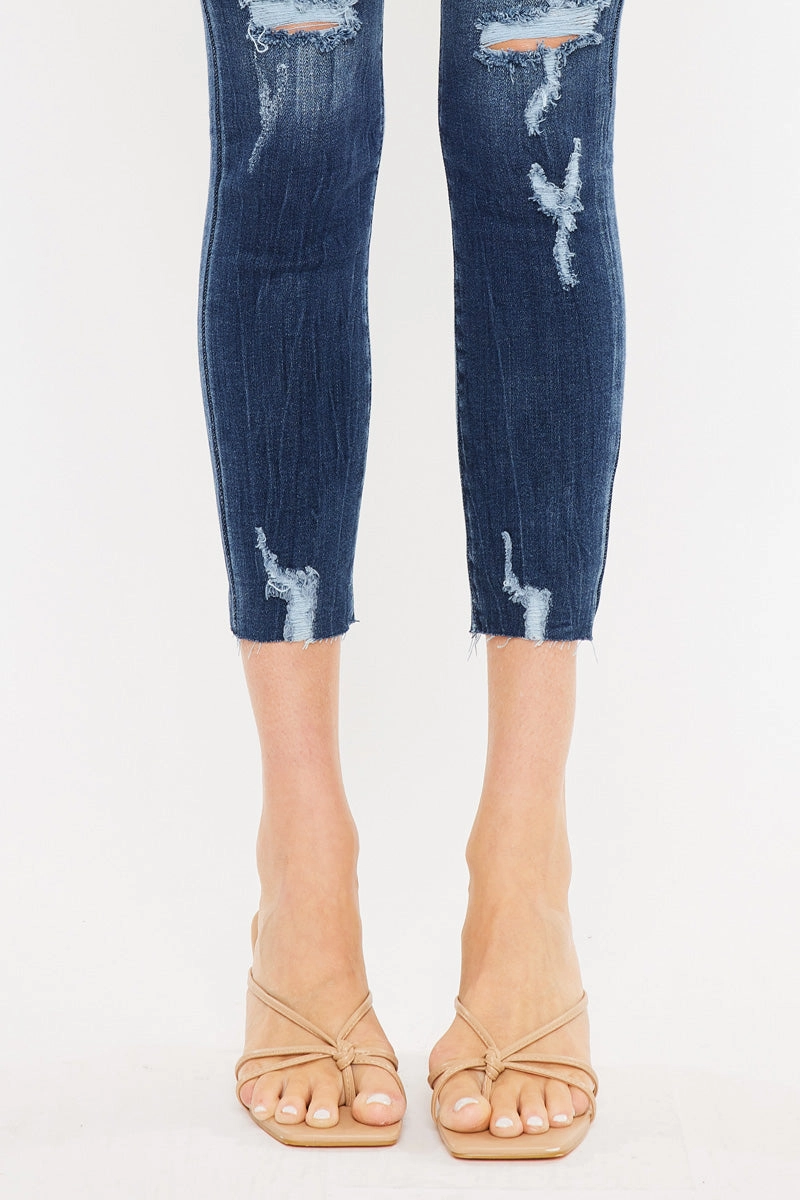 Gwen High Rise Ankle Skinny Jeans