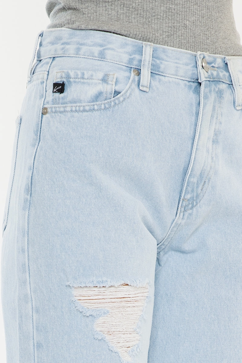 Harmony High Rise Straight Leg Jeans