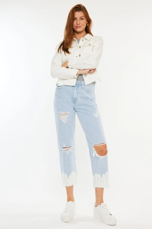 Harmony High Rise Straight Leg Jeans