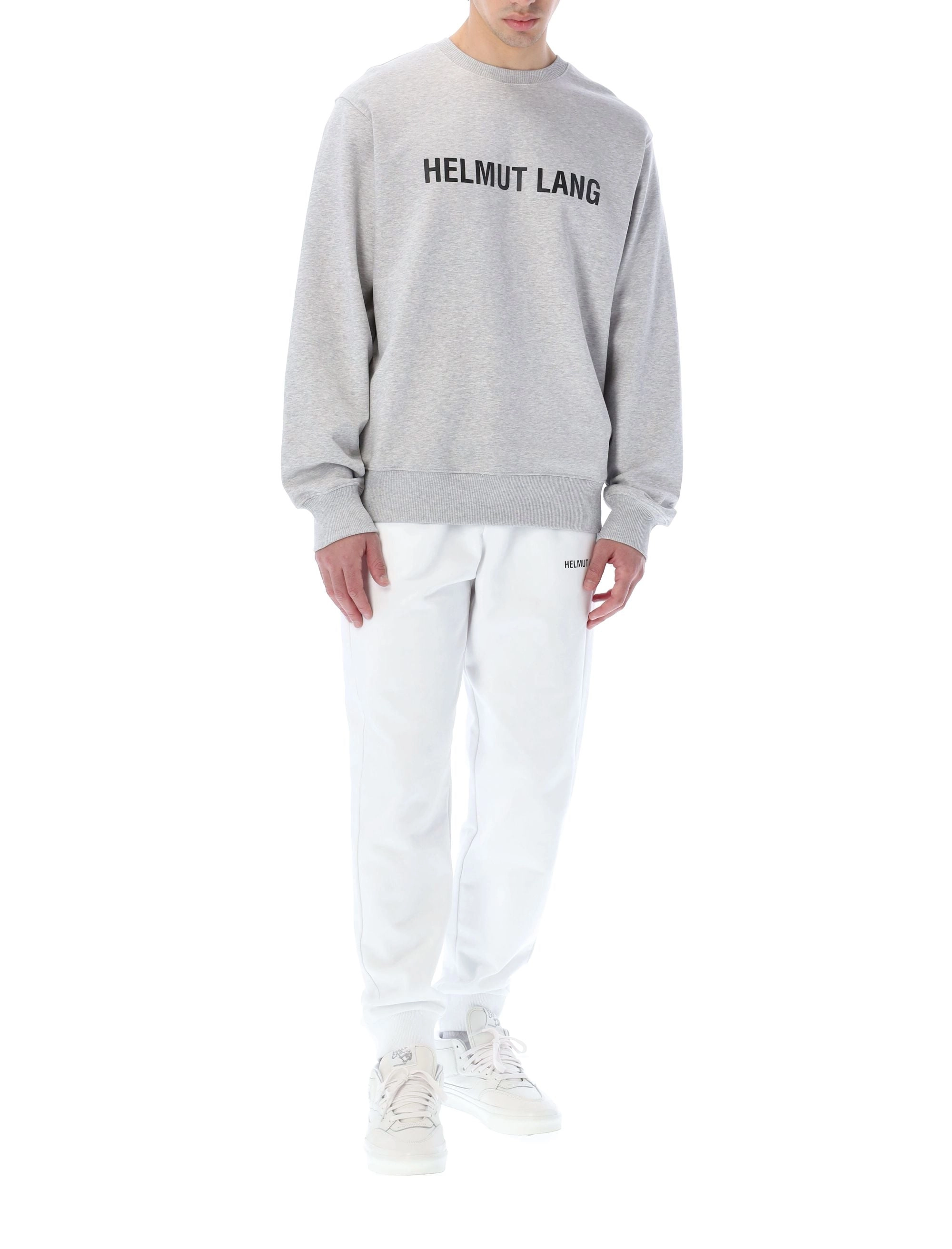 Helmut Lang Logo Printed Crewneck Sweatshirt