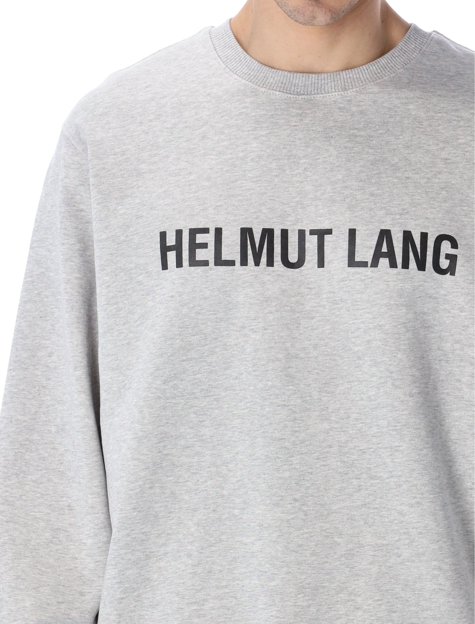 Helmut Lang Logo Printed Crewneck Sweatshirt