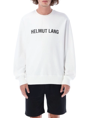 Helmut Lang Logo Printed Crewneck Sweatshirt