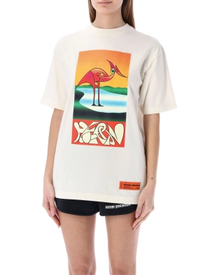 Heron Preston Graphic Printed Crewneck T-Shirt