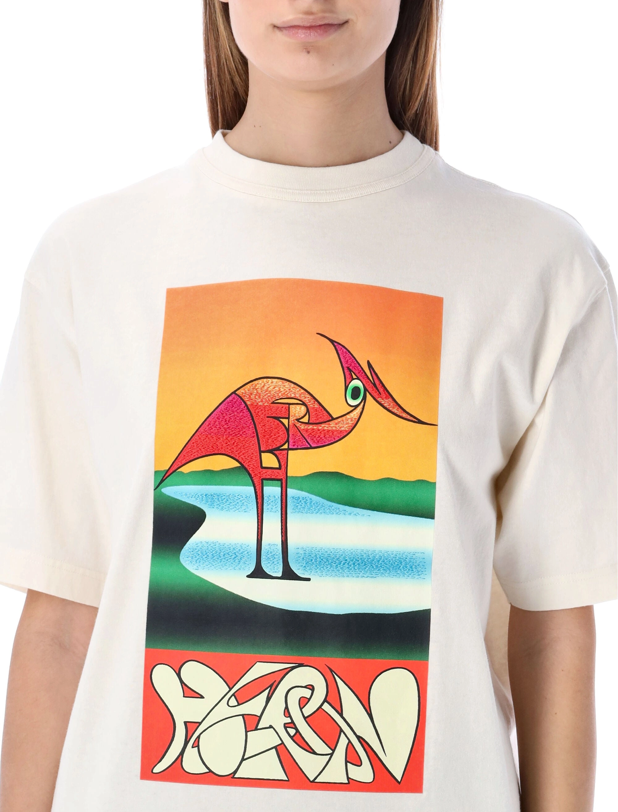 Heron Preston Graphic Printed Crewneck T-Shirt
