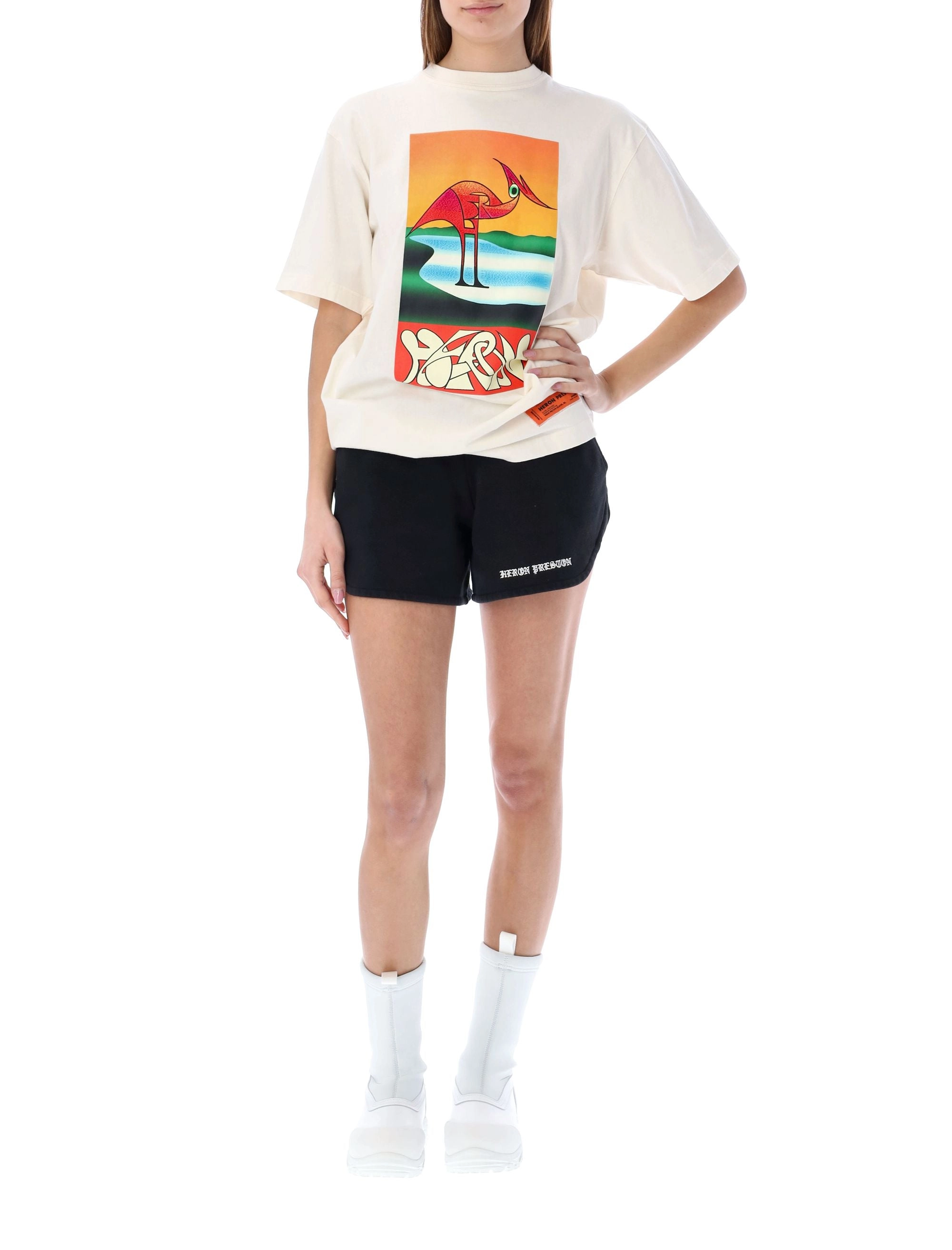 Heron Preston Graphic Printed Crewneck T-Shirt