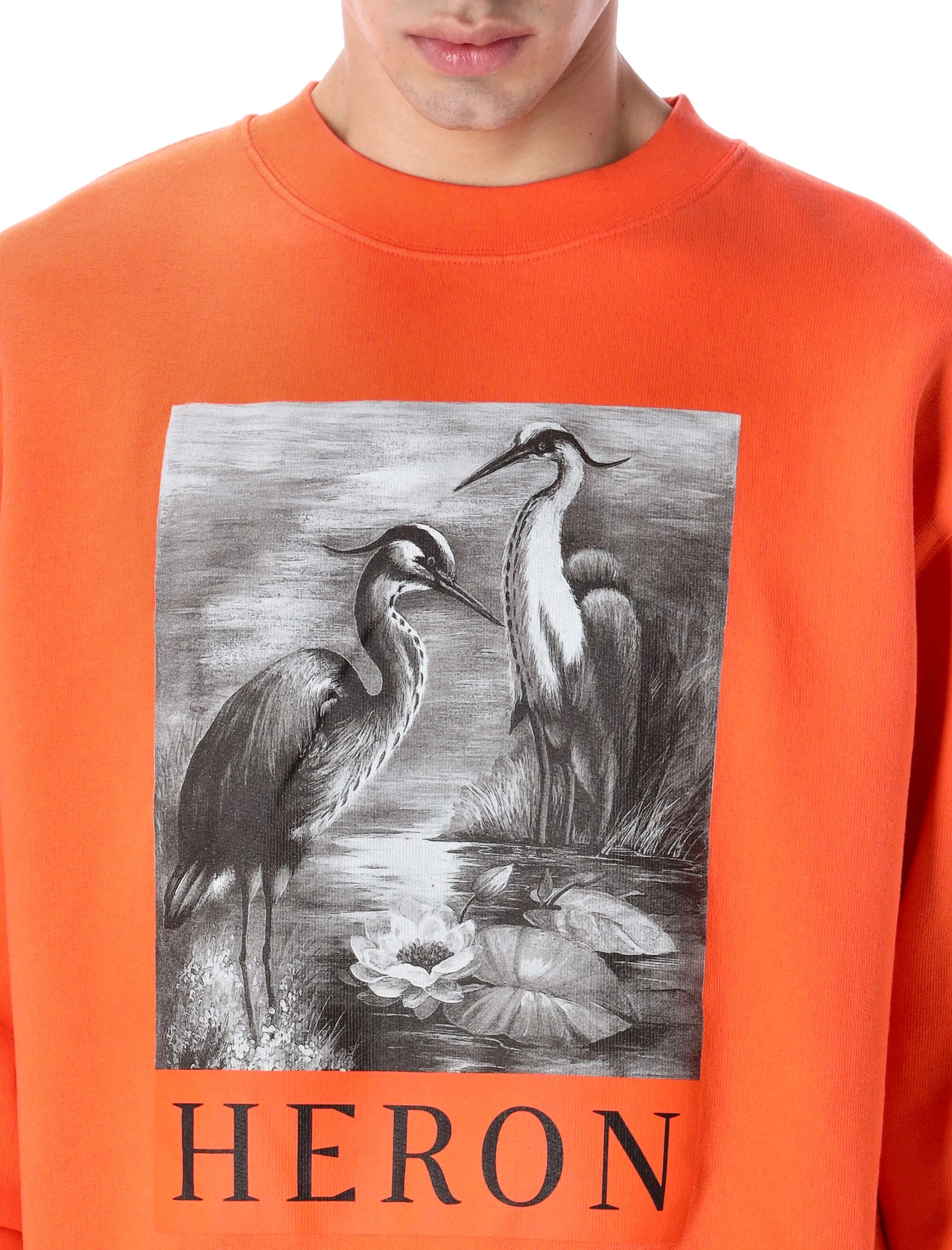 Heron Preston Logo Printed Crewneck Sweatshirt
