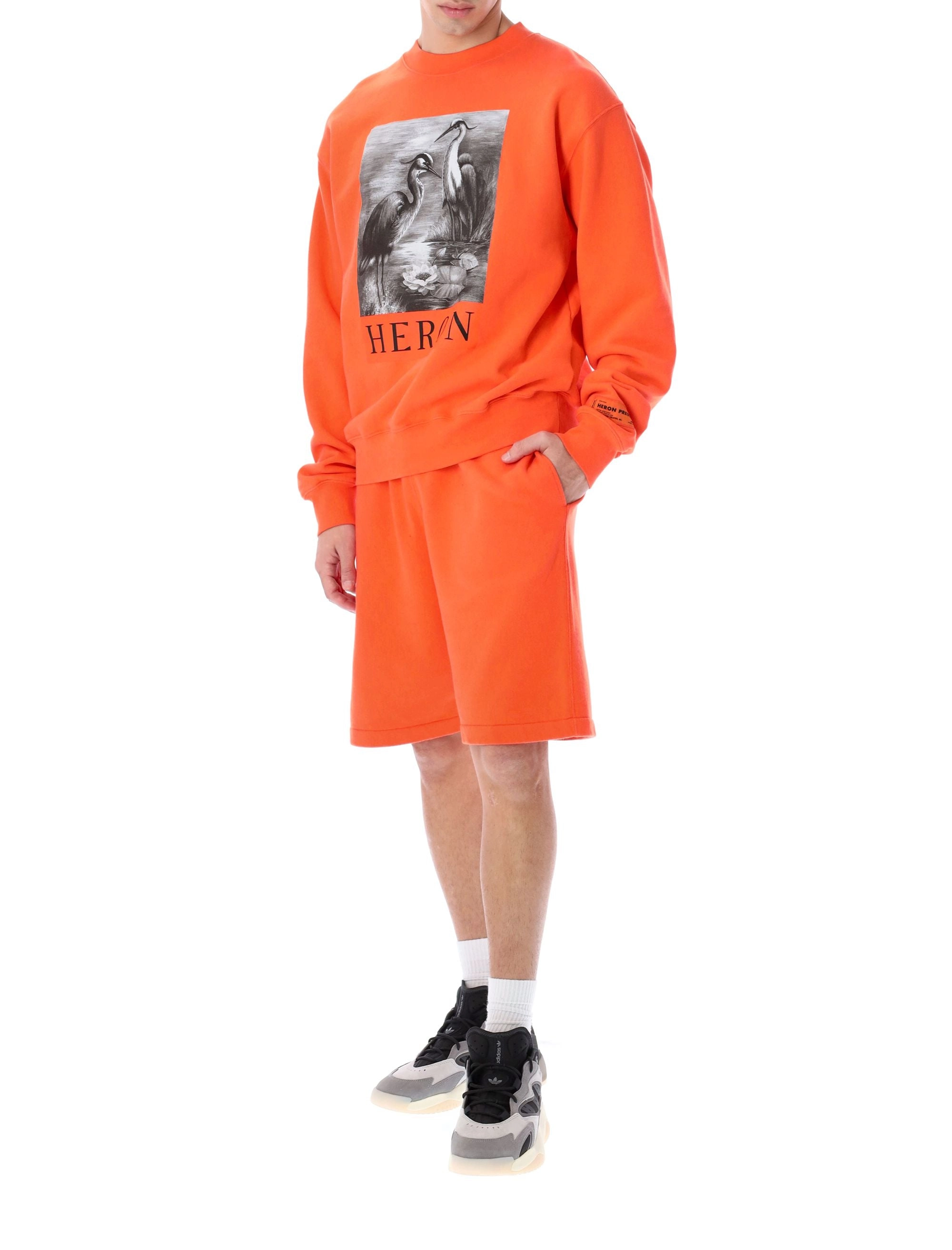 Heron Preston Logo Printed Crewneck Sweatshirt