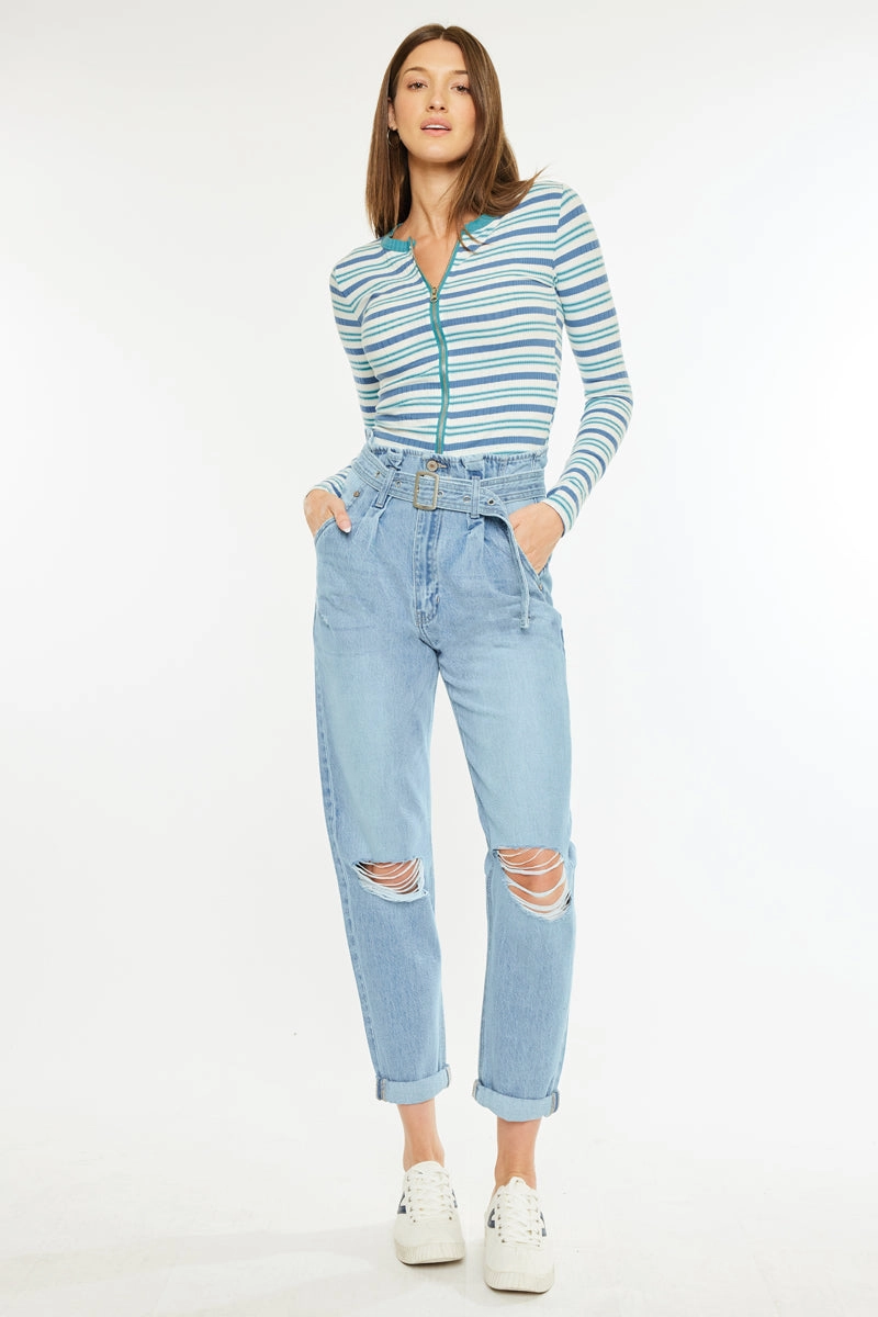 Ilena Ultra High Rise Mom Jeans
