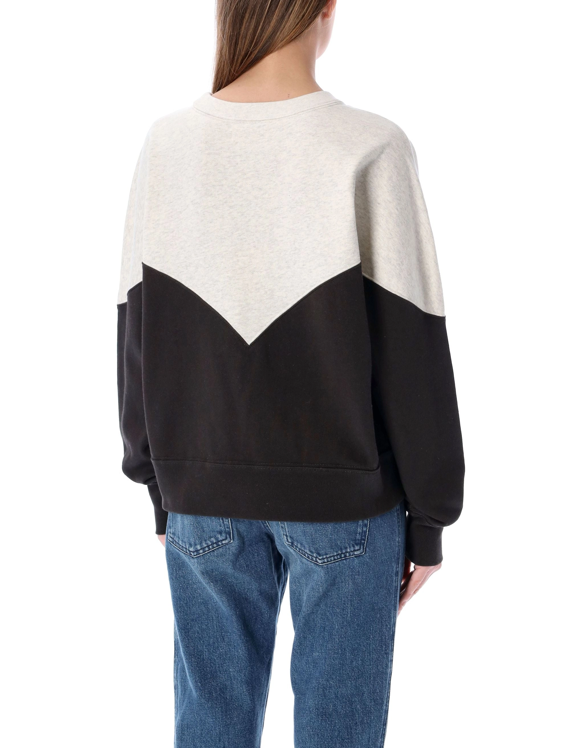 Isabel Marant Étoile Logo Blocked Crewneck Sweatshirt