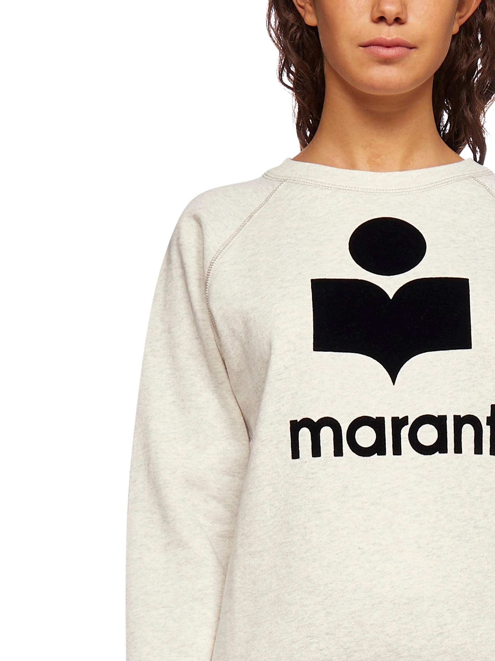 Isabel Marant Étoile Logo Printed Crewneck Sweatshirt