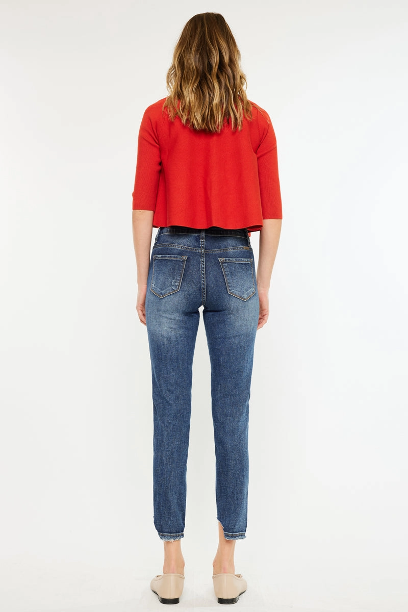 Isla High Rise Ankle Skinny Jeans