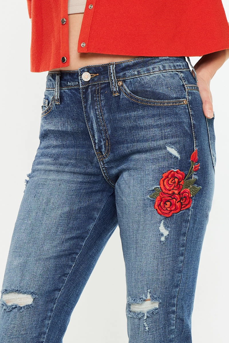 Isla High Rise Ankle Skinny Jeans