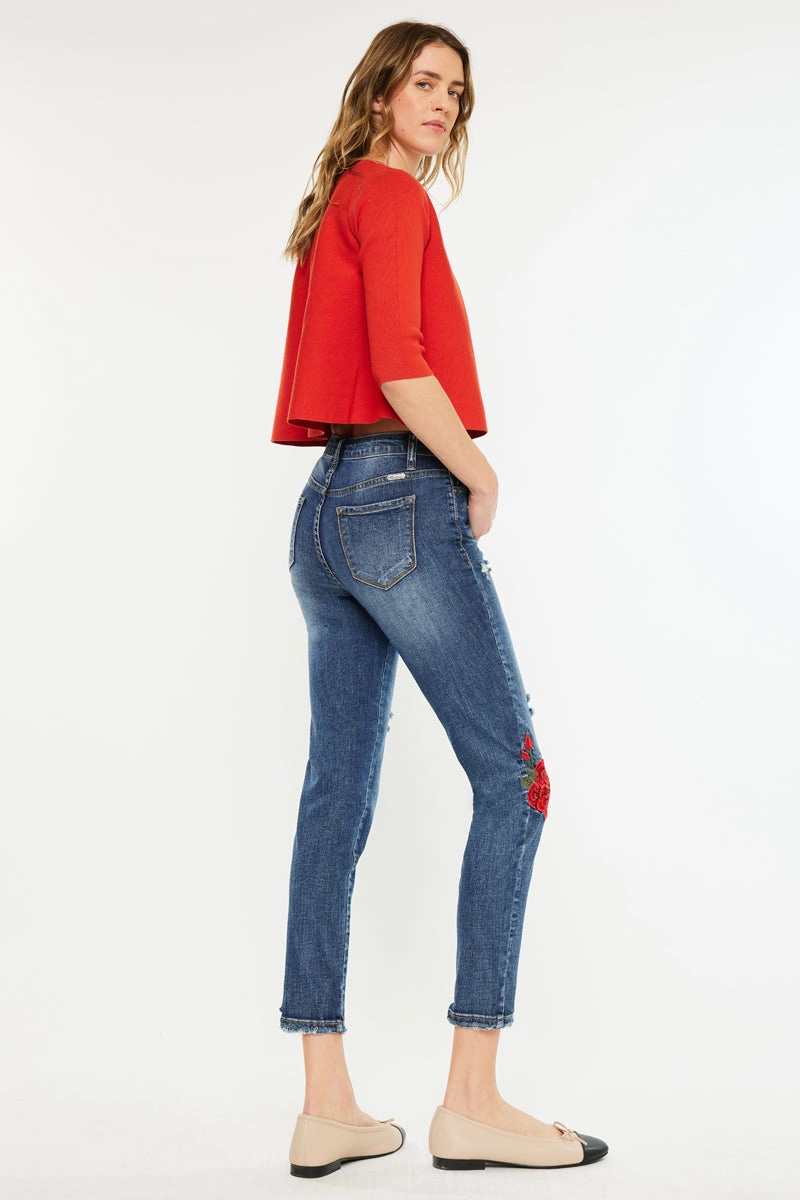 Isla High Rise Ankle Skinny Jeans