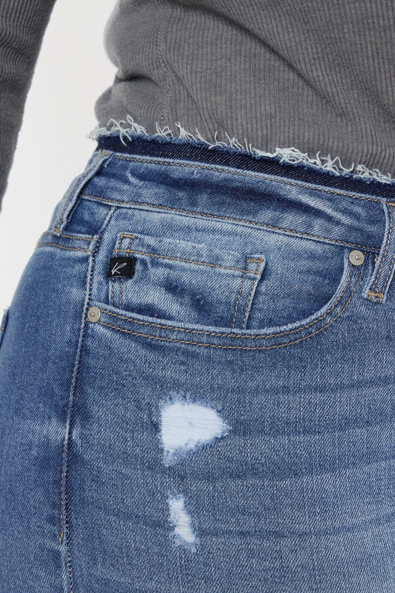 Ivory High Rise Super Skinny Jeans (Plus Size)