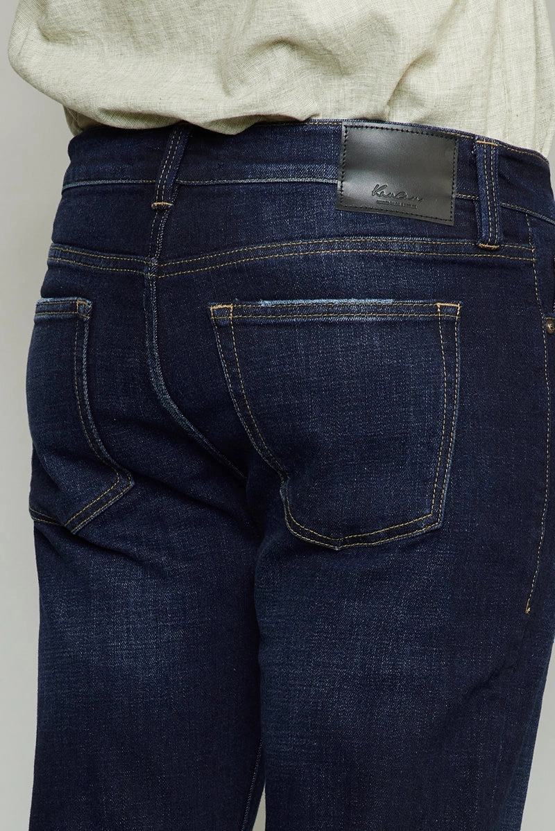 James Dark Wash Slim Straight - Men