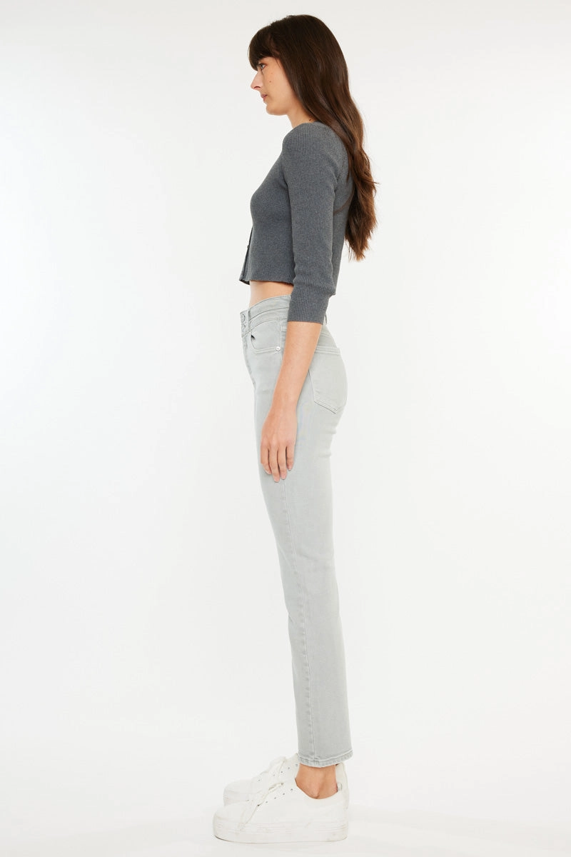 Jo High Rise Slim Straight