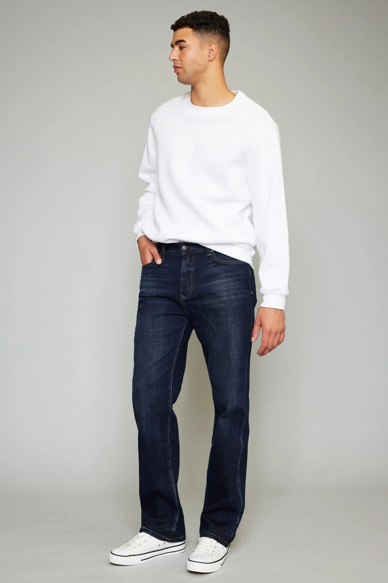 Joey- Dark Straight Jeans - Men
