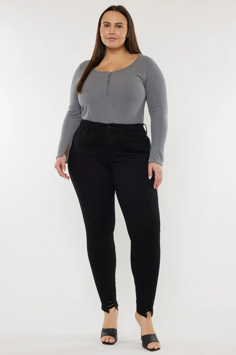 Jones High Rise Ankle Skinny Jeans (Plus Size)