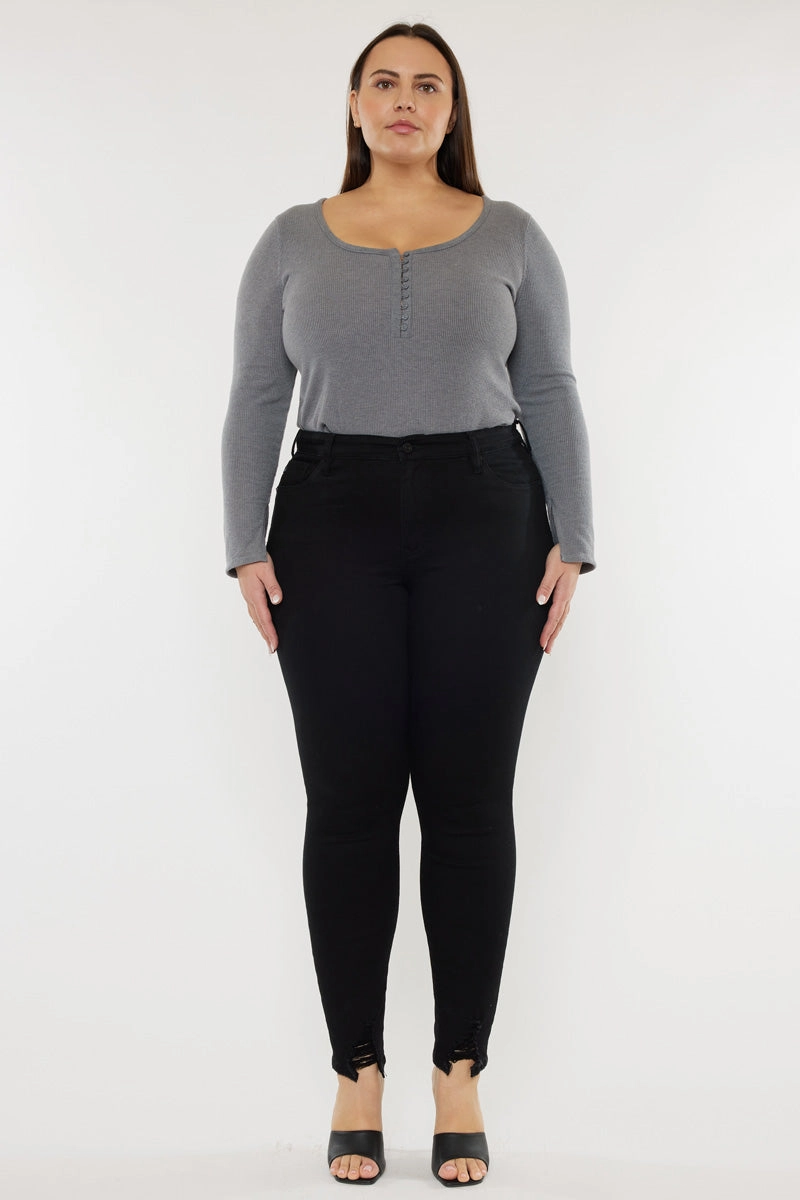 Jones High Rise Ankle Skinny Jeans (Plus Size)