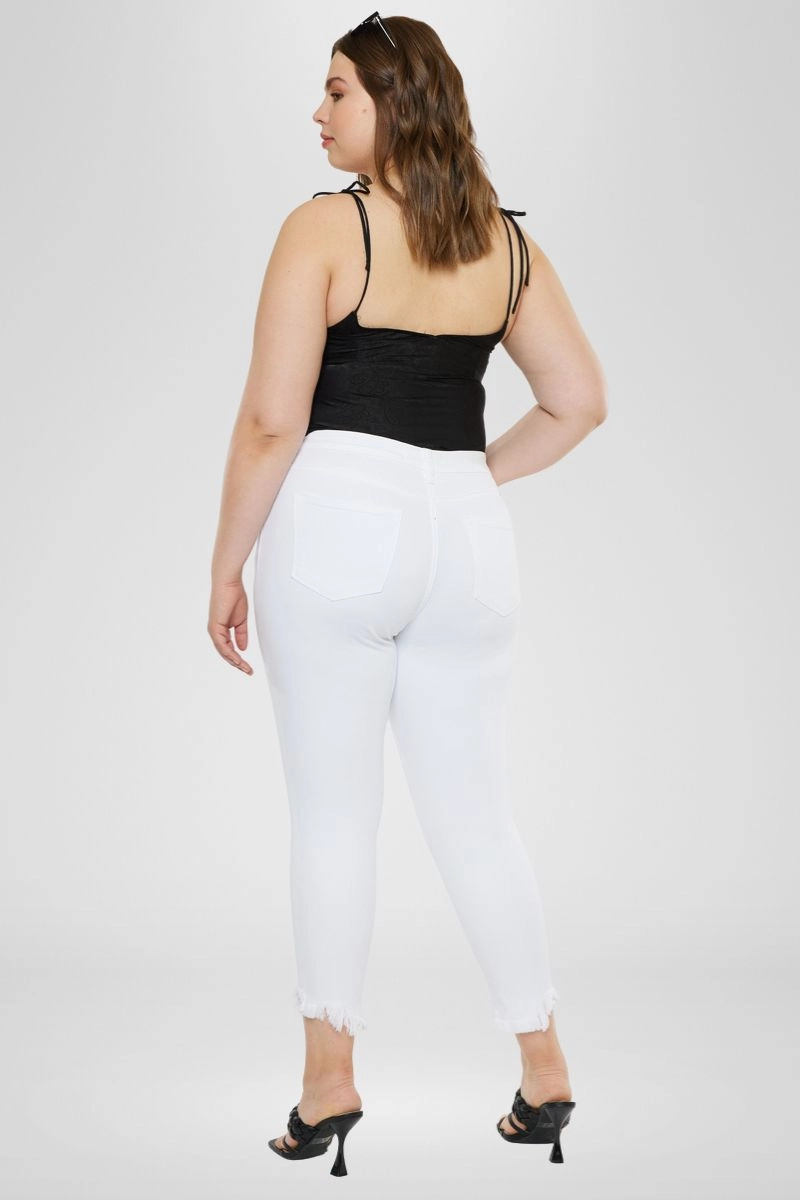 Jordana High Rise Ankle Skinny (Plus Size)
