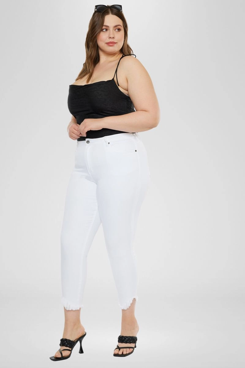 Jordana High Rise Ankle Skinny (Plus Size)