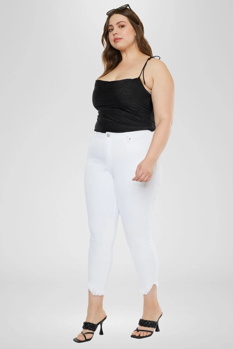 Jordana High Rise Ankle Skinny (Plus Size)