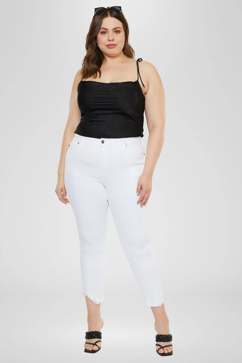 Jordana High Rise Ankle Skinny (Plus Size)