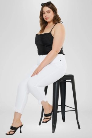 Jordana High Rise Ankle Skinny (Plus Size)