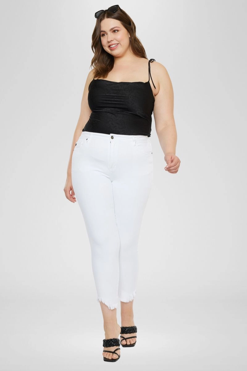 Jordana High Rise Ankle Skinny (Plus Size)