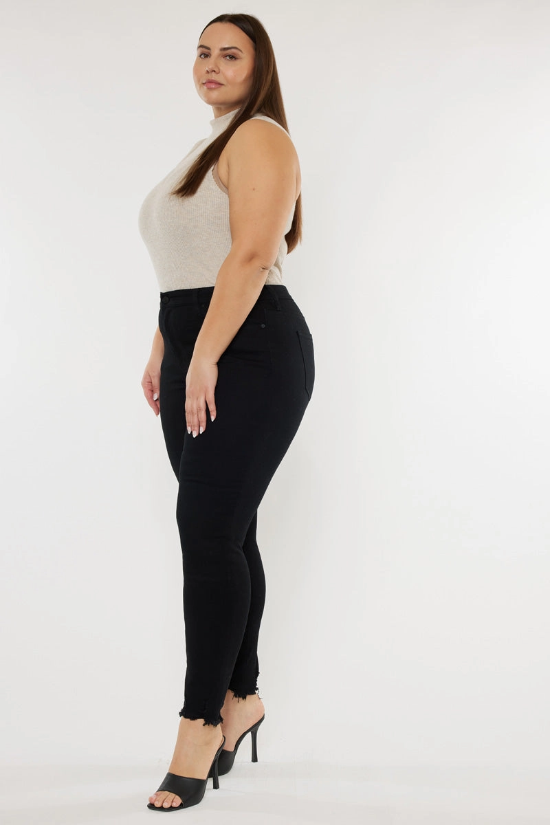 Journey Ultra High Rise Ankle Skinny Jeans (Plus Size)