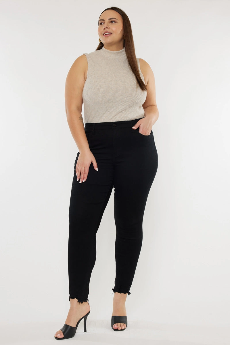 Journey Ultra High Rise Ankle Skinny Jeans (Plus Size)
