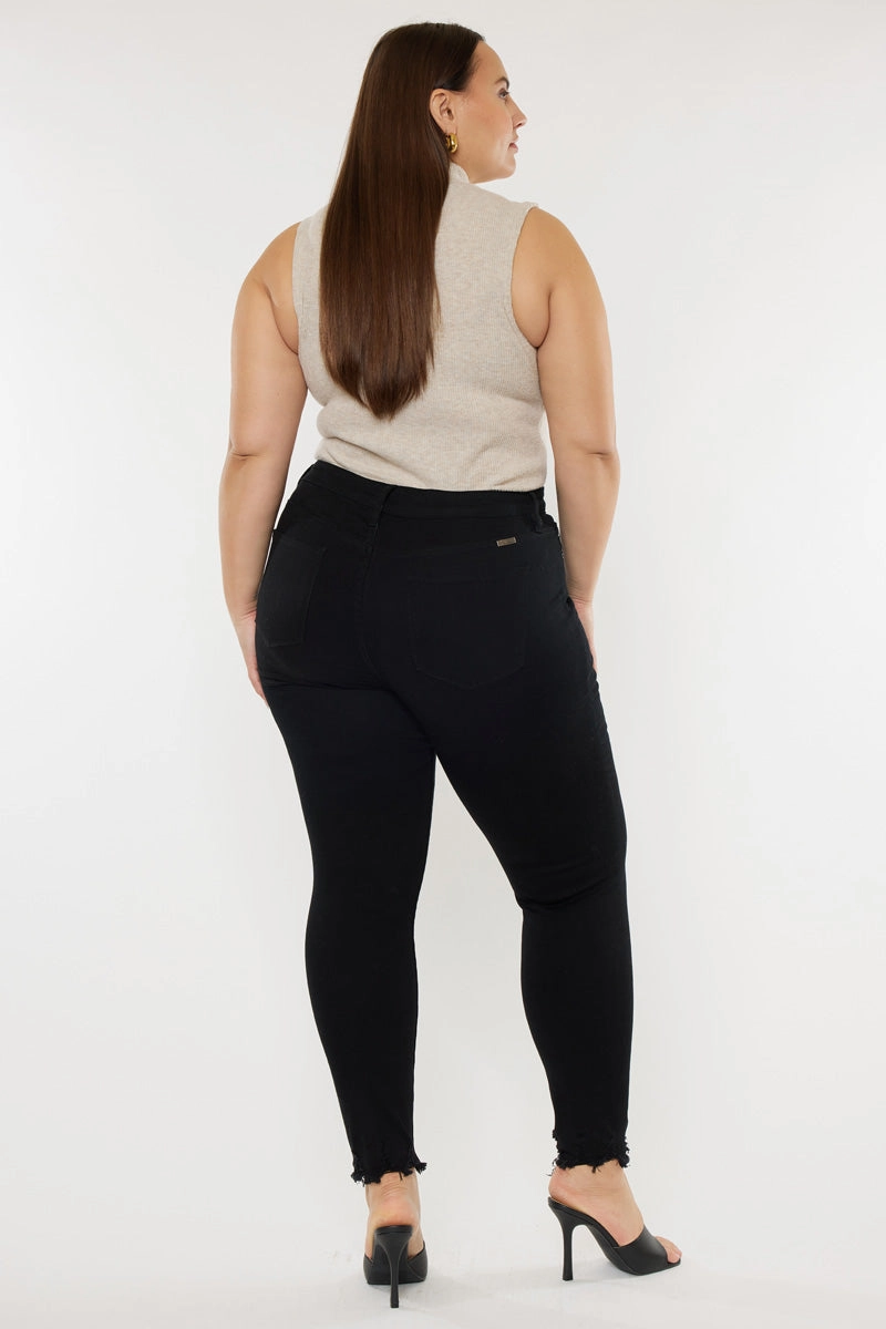 Journey Ultra High Rise Ankle Skinny Jeans (Plus Size)