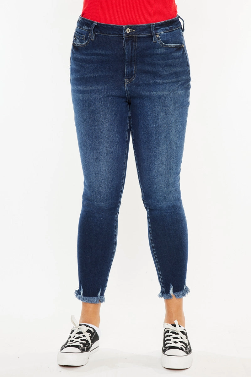 Journey Ultra High Rise Ankle Skinny Jeans (Plus Size)