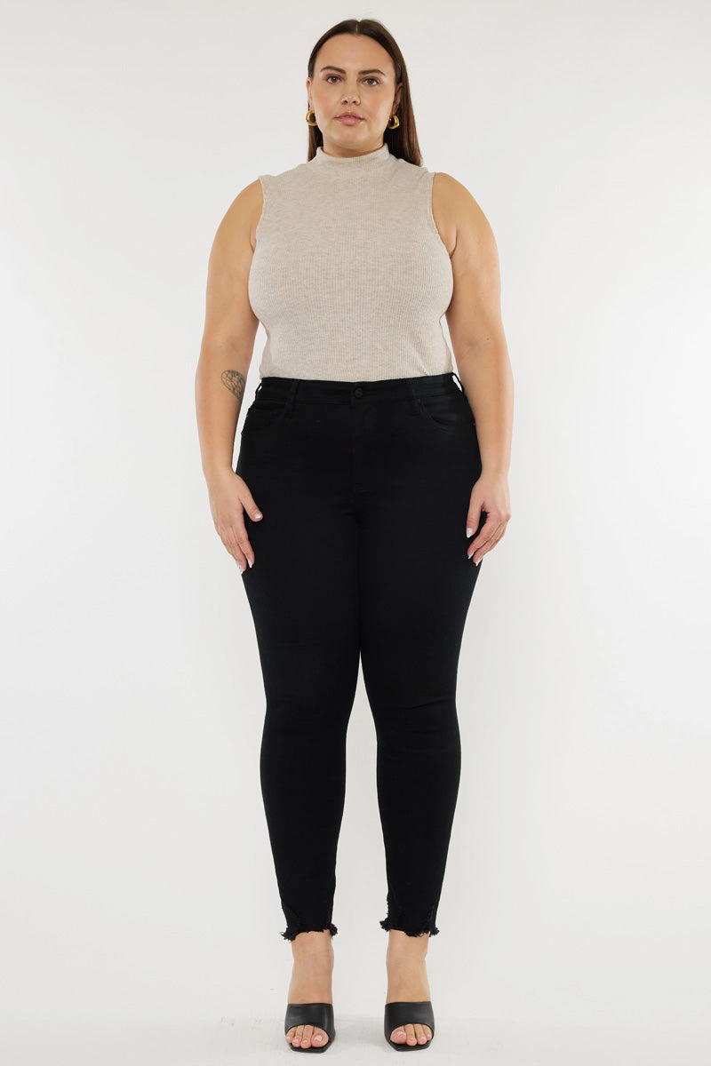 Journey Ultra High Rise Ankle Skinny Jeans (Plus Size)