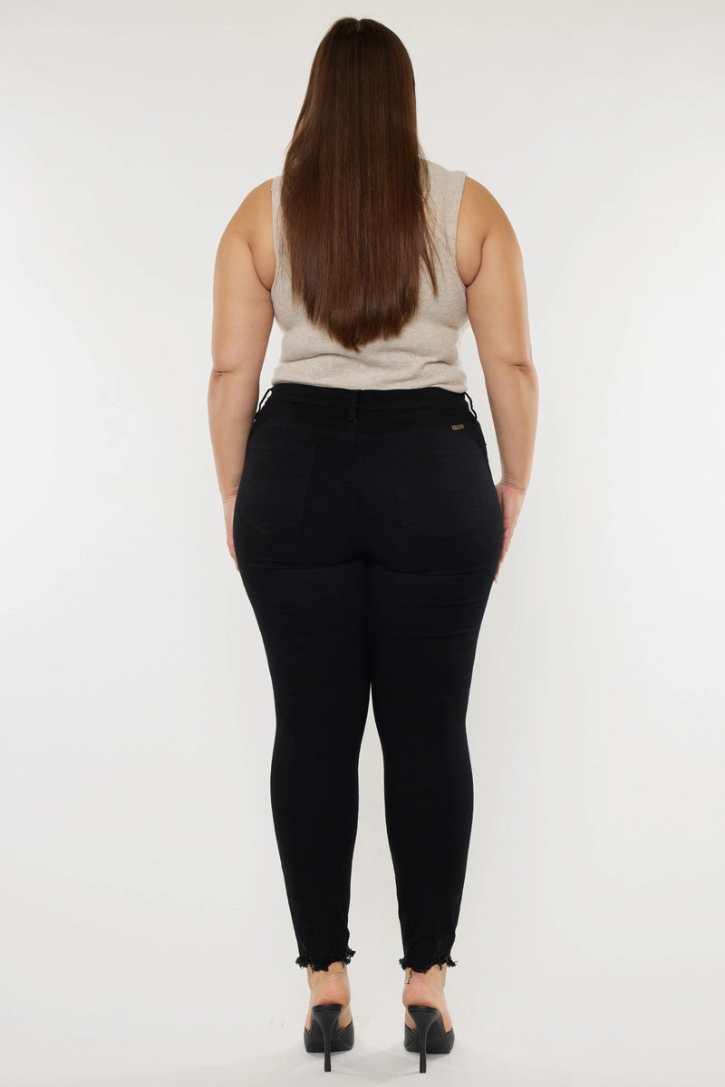 Journey Ultra High Rise Ankle Skinny Jeans (Plus Size)