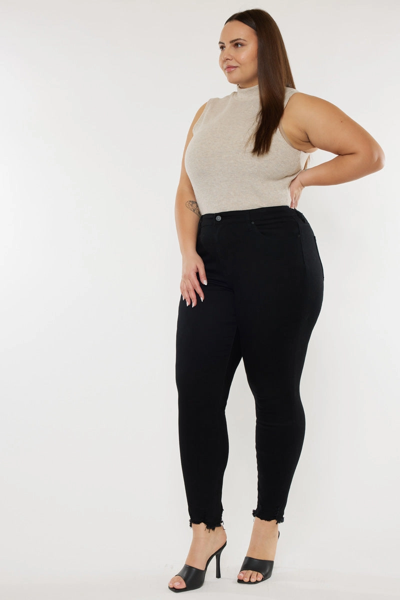 Journey Ultra High Rise Ankle Skinny Jeans (Plus Size)