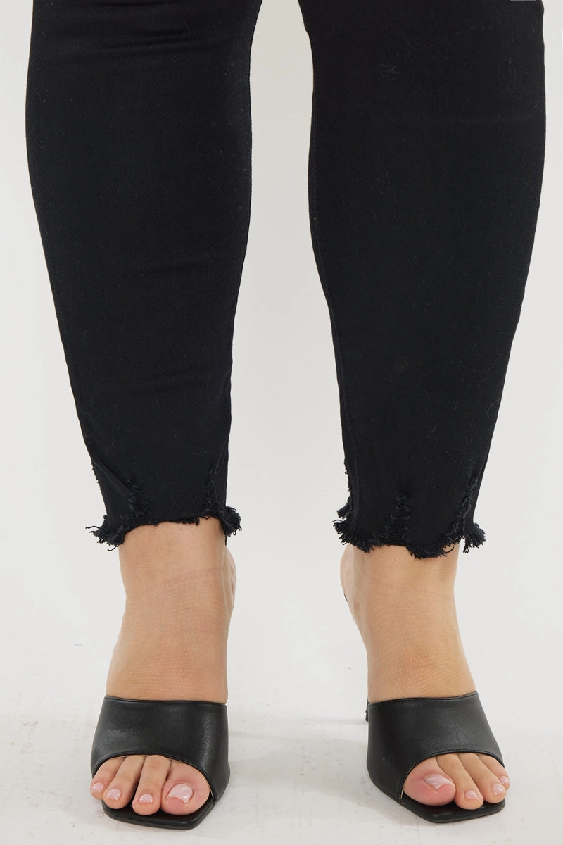 Journey Ultra High Rise Ankle Skinny Jeans (Plus Size)