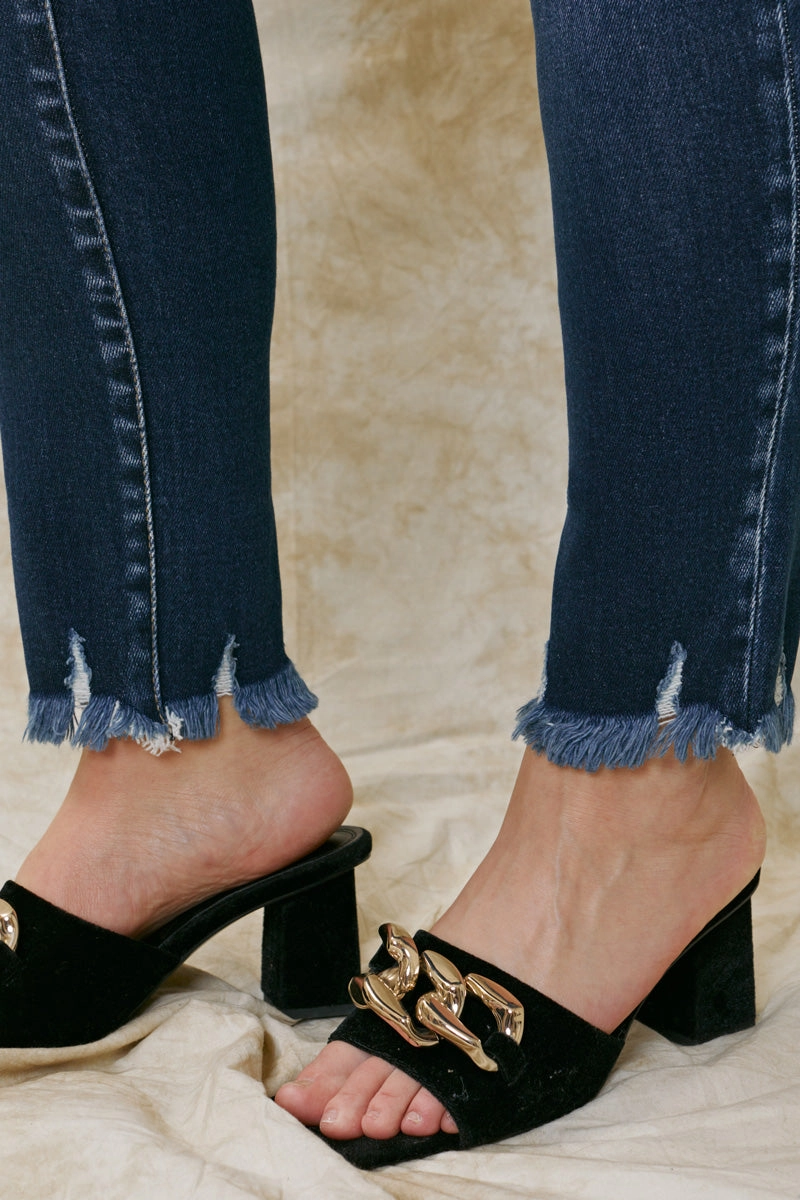 Journey Ultra High Rise Ankle Skinny Jeans (Plus Size)