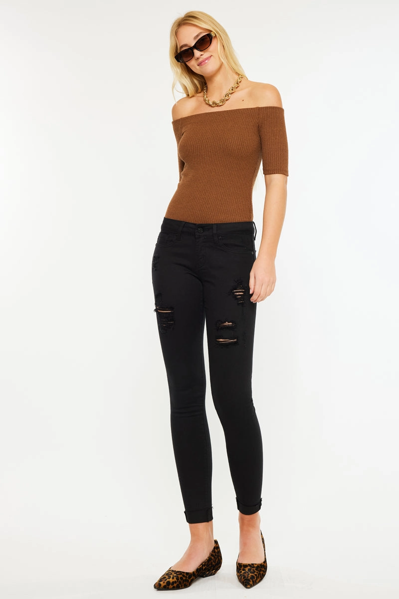June Low Rise Ankle Skinny Jeans