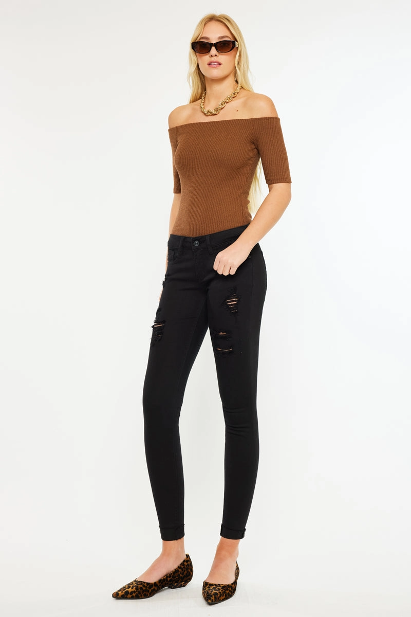 June Low Rise Ankle Skinny Jeans