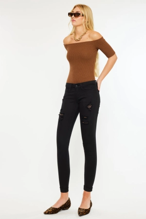 June Low Rise Ankle Skinny Jeans