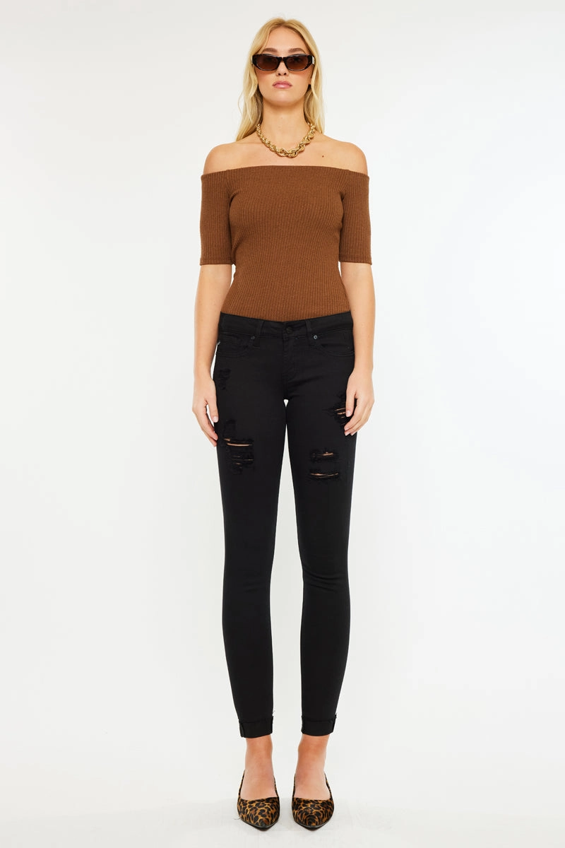 June Low Rise Ankle Skinny Jeans